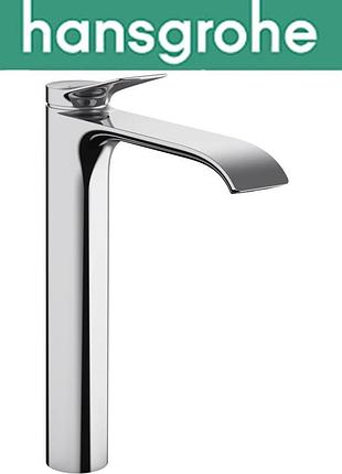 Смеситель hansgrohe (art 75040000) для раковины однорычажный со сливной гарнитурой, vivenis 250, хром