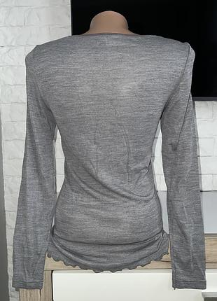 70% wool 30% silk термо кофта лонгслів calida 4