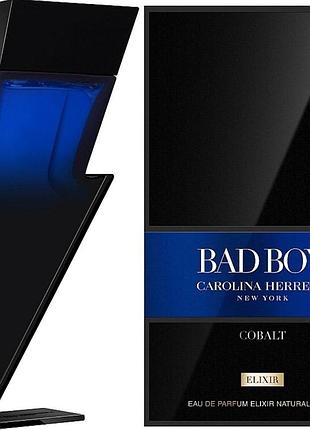 Парфумована вода чоловіча carolina herrera bad boy cobalt elixir, 80 мл