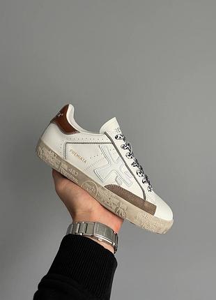 Premiata stevend 6483 beige white brown