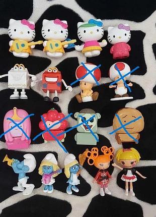 Игрушки, коллекции, фигурки макдональдс, мультяшных героев.