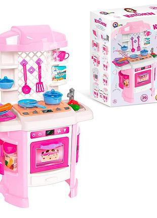 Кухня 6696 подсветка, звук, пар, 29 аксессуаров, "technok toys", "technok toys"