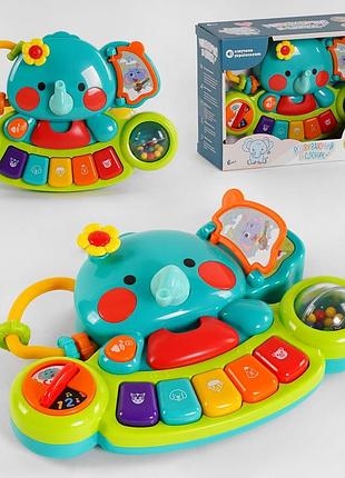 Музичне піаніно для дітей 48183 "wtoys", пісні, віршики про тварин, світлові ефекти