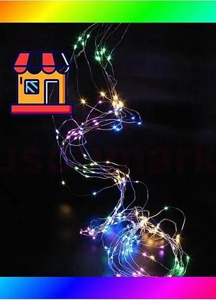 Bs гірлянда rd-208 кінський best mix хвіст 510led 17 ліній по 30led 3м 220в колір ламп-мікс bas77/n