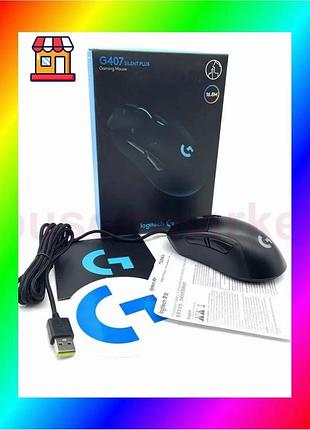 Bs комп'ютерна мишка logitech best mix g407 провідна 12000dpi bas77/n