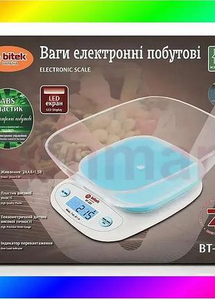 Bs ваги електронні побутові best mix 7кг кухонні з прямокутною чашею bt-125 bas77/n