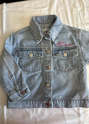 Джинсова куртка zara