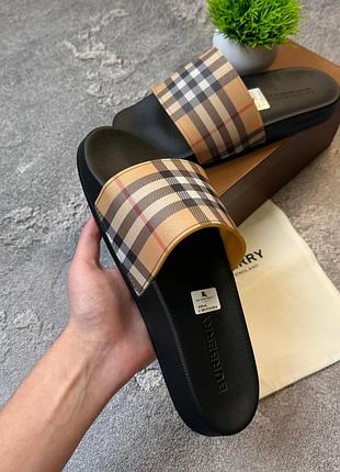 Тапки burberry 3