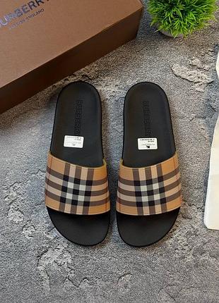 Тапки burberry 4