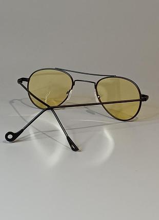 👓👓 солнцезащитные очки в винтажном стиле 👓👓 black and yellow 👓👓