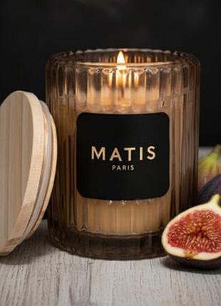 Ароматична свічка matis paris bougie 2025 у скляній ємності, 160г