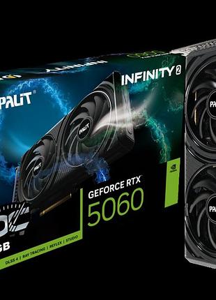 Відеокарта rtx 5060 8gb gddr7 infinity 2 oc palit (ne75060v19p1-gb2063l)