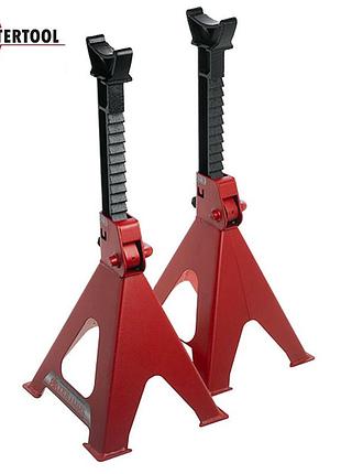 Комплект стоек (подставок) под машину intertool gt0405 (6т, 390-608мм, 2шт)