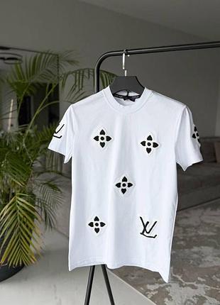 Чоловіча футболка l vuitton white