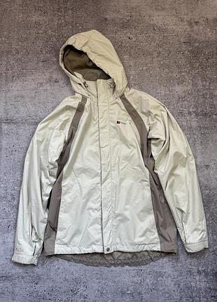 Berghaus жіноча вітровка бежева m - outdoor куртка відмінний стан