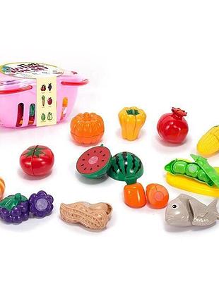 Набір продуктів bc 8011 продукти на липучках, посудка