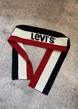 Шарф levi's у кольорах французького прапора