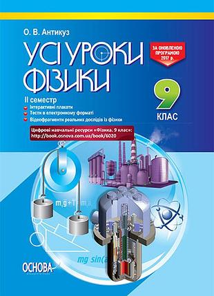 Розробки уроків. усі уроки фізики 9 клас 2 семестр пфу005