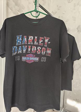 Футболка мужская harley davidson motor cycles dubai