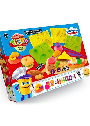 Тісто для ліплення danko toys "трататорія" у коробці (82089)