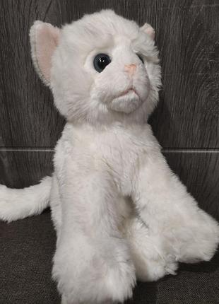 Игрушка белая кошка котенок киця кішка кошеня 36 см