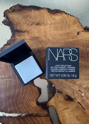 Фіксуюча пудра nars, mini 1,8gr, прозора, нова, оригінал