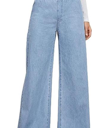 Тонкие коттоновые джинсы wide leg shein