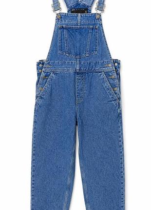 Джинсовий жіночий комбінезон asos design.