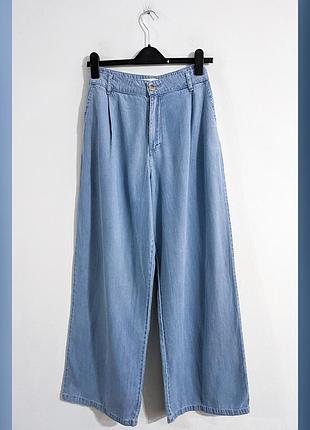 Джинсы-палаццо легкие mango mng denim jeans