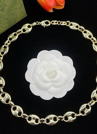 Ланцюжок "gg oval link gold lux" — елегантна класика в сучасному прочитанні