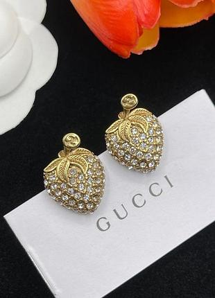 Серьги “golden berry vintage lux” — роскошь с ароматом ретро
