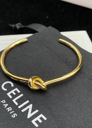 Браслет “celine knot doré” люкс качество