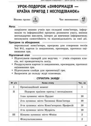 Інформатика. позакласні заходи в початковій школі
