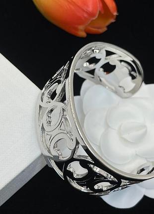 Браслет “celine triumph open silver” 3