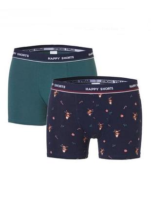 Набор 2 шт трусы боксеры happy shorts немечья, суперцена!