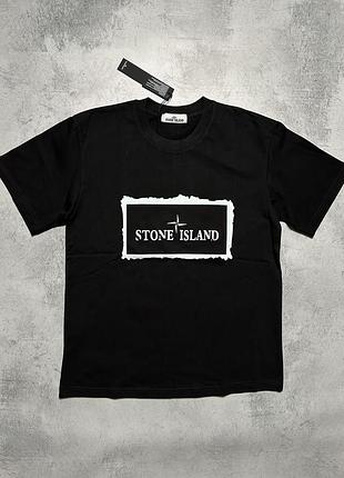 Футболка stone island з великим логотипом