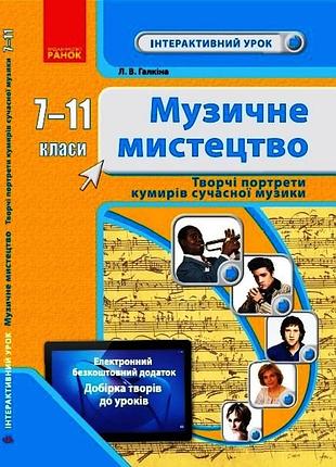 Творческие портреты кумиров современной музыки. 7-11 кл. интерактивный урок+qr