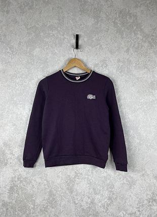 Жіночий світшот lacoste, original, фіолетовий колір, розмір xs