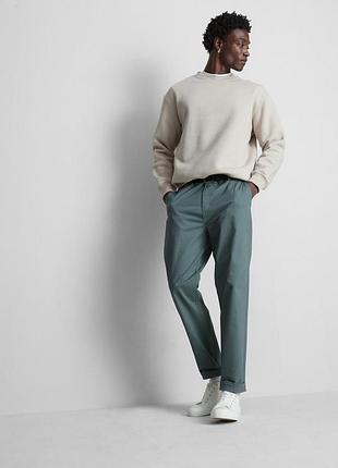 Чоловічі чіноси slim fit (primark) — блакитно-зелений відтінокрозмір хс/с або на підлітка