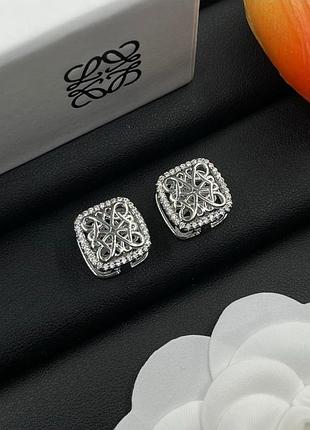 Сережки брендові лоєве люкс якості