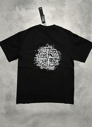 Футболка stone island з великим логотипом