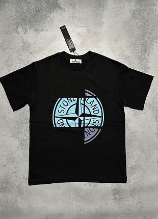 Футболка stone island з великим логотипом