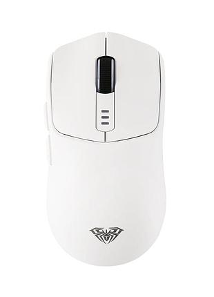 Игровая беспроводная мышка aula sc580 / paw3325 / 12000 dpi / tri-mode / white