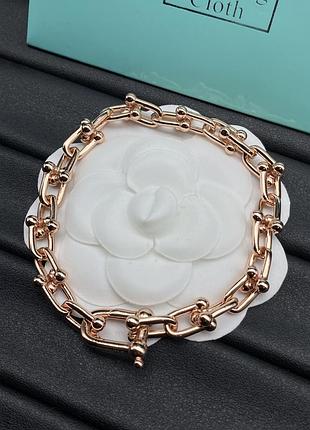 Браслет tiffany “rose chain sphere”