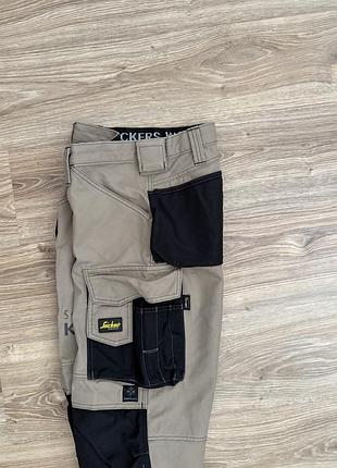 Snickers workwear 6341 flexiwork робочі штани спецодяг engelbert strauss, mascot 4