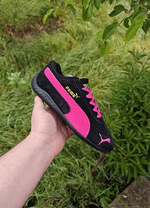Кроссовки puma speedboat og black pink распродаж sale