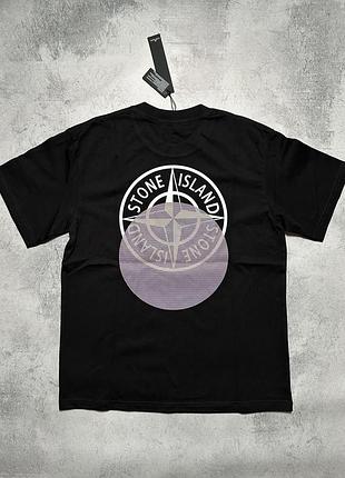 Футболка stone island з великим логотипом