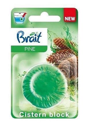 Таблетка для сливного бачка brait pine сосна 50 г.