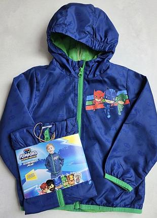 Дитяча вітрівка з сіткою всередині pjmasks 104 см для хлопчиків