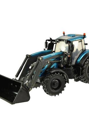 Модель britains трактор valtra с фронтальным погрузчиком 1:32 (43352)